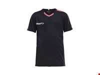Craft - Progress Jersey Contrast JR Black/Pop 146/152