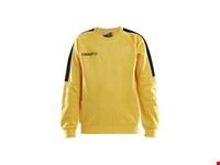 Craft - Progress R-Neck Sweater Jr Sweden Yellow/Black 134/140
