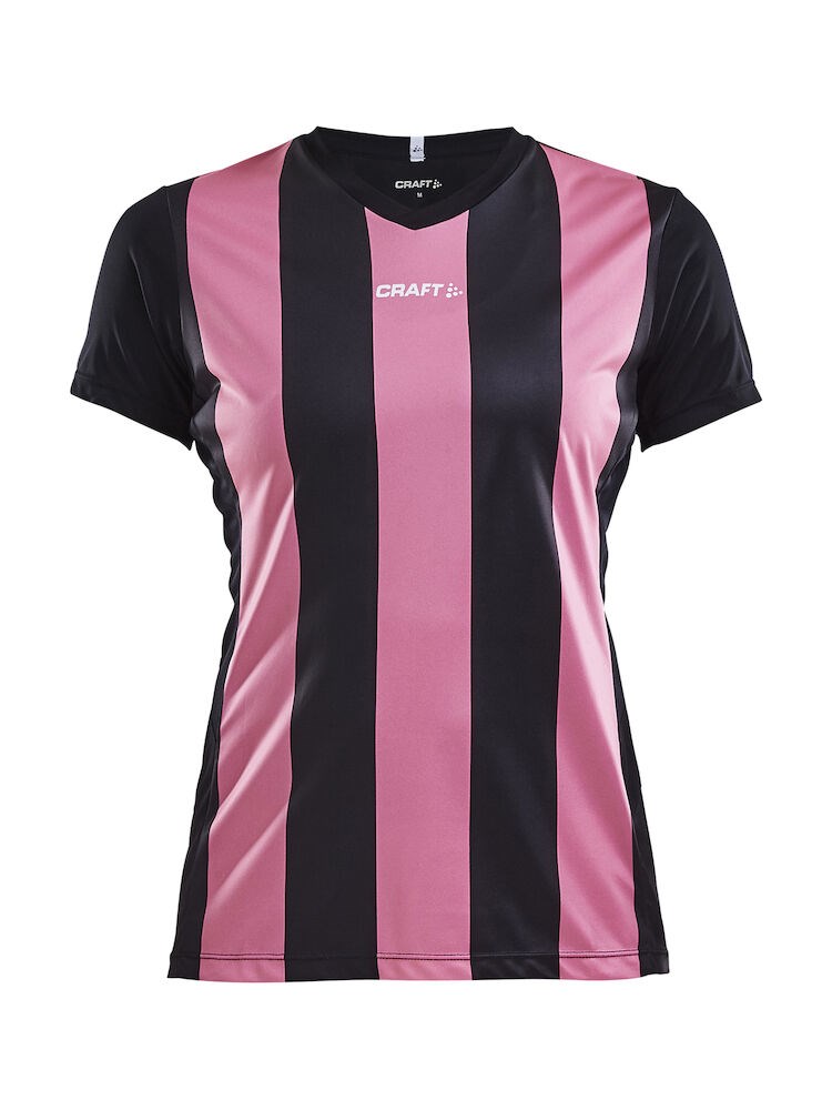Craft - Progress Jersey Stripe W Black/Pop XS