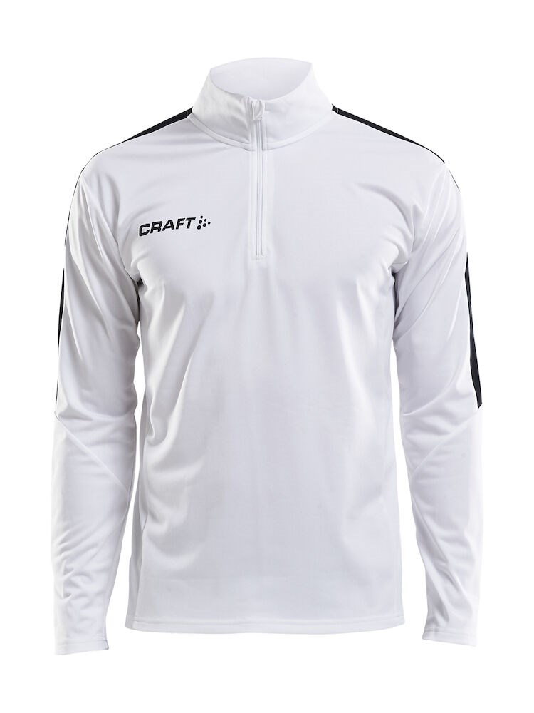 Craft - Progress Halfzip LS Tee M White 3XL