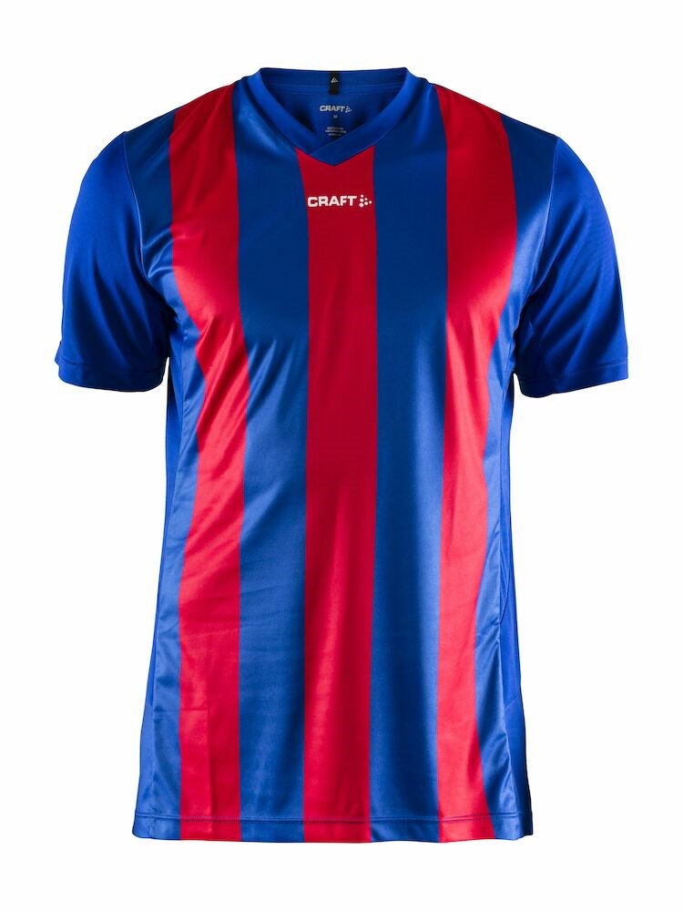Craft - Progress Jersey Stripe M Club Cobolt/Bright Red L