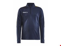 Craft - Progress Halfzip LS Tee JR Navy/Sweden Yellow 158/164