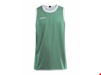 Craft - Progress Reversible Basket Singlet M Team Green/White 3XL