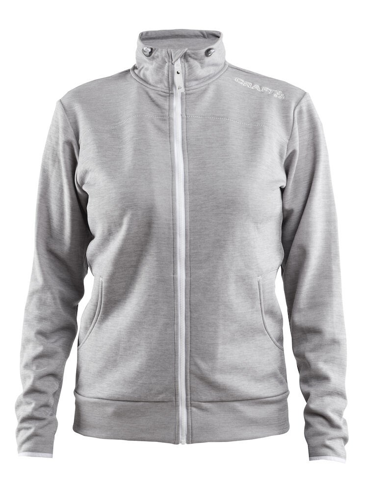 Craft - Leisure Jacket W Grey Melange/White/Grey Melange M