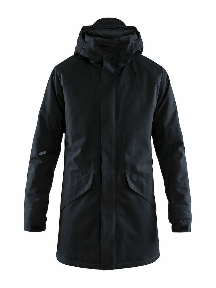 Craft - Mountain Padded Parkas M Black Melange/Black XXL