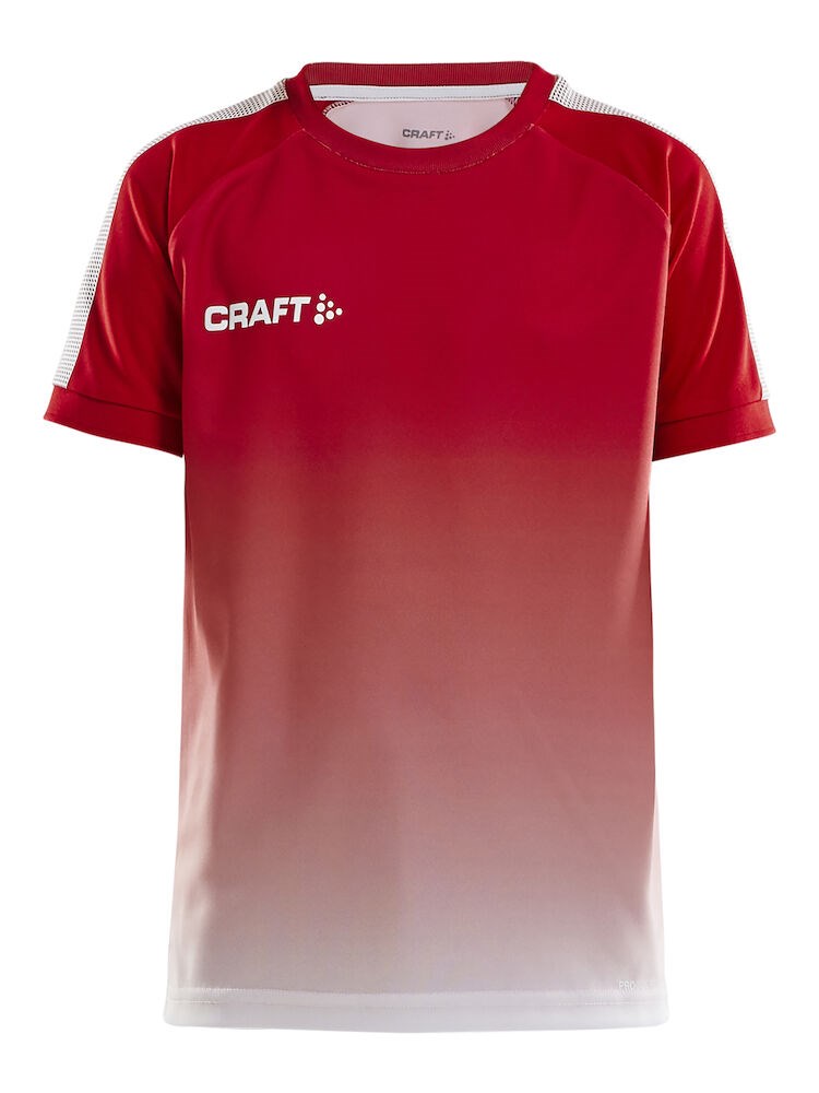 Craft - Pro Control Fade Jersey Jr Bright Red/White 158/164
