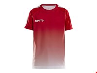 Craft - Pro Control Fade Jersey Jr Bright Red/White 146/152