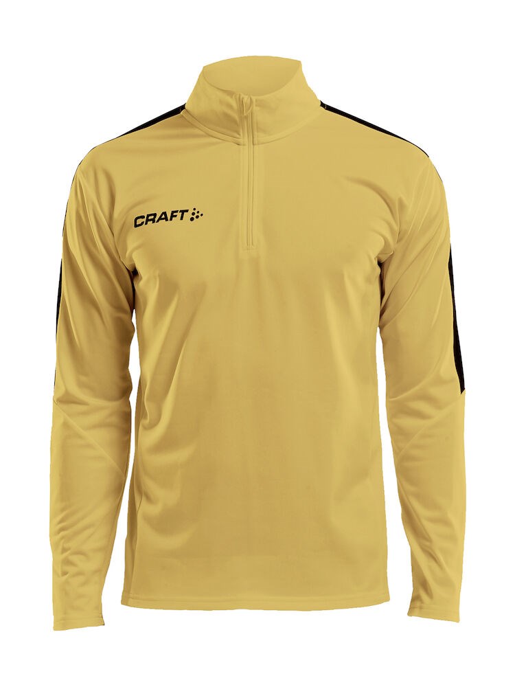 Craft - Progress Halfzip LS Tee M Sweden Yellow/Black XXL