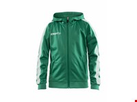 Craft - Pro Control Hood Jacket Jr Team Green/White 122/128