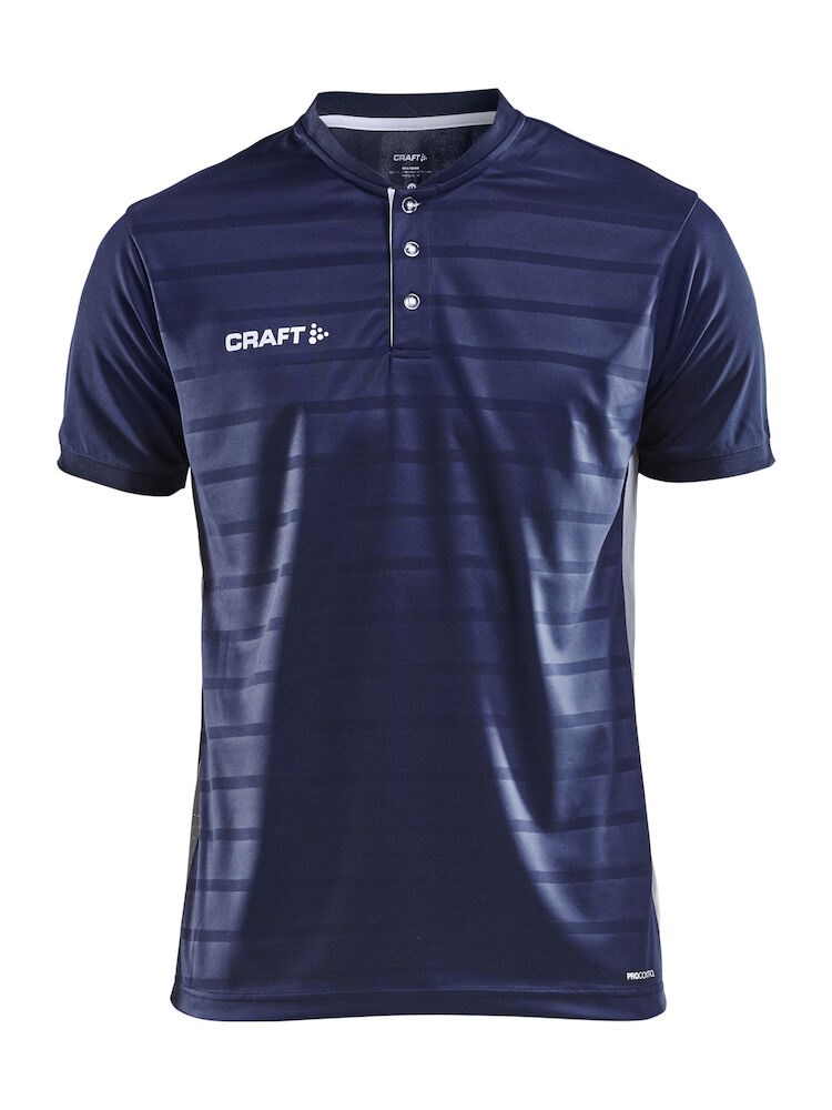 Craft - Pro Control Button Jersey M Navy/White 3XL