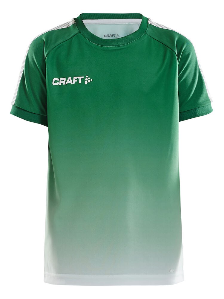 Craft - Pro Control Fade Jersey Jr Team Green/White 122/128
