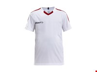 Craft - Progress Jersey Contrast JR White/Bright Red 146/152