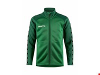 Craft - Squad 2.0 Full Zip Jr Team Green-Ivy 158/164