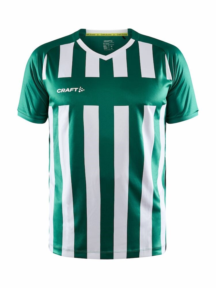 Craft - Progress 2.0 Stripe Jersey M Team Green/White L