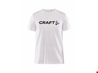 Craft - Community Logo SS Tee Jr White Melange 134/140