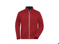 Men's Knitted Workwear Fleece Jacket - SOLID -