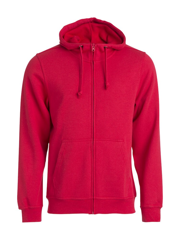Clique - Basic Hoody Full Zip Rood XS