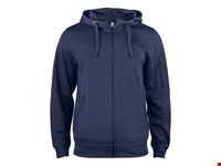 Clique - Basic Active Hoody Full Zip Dark Navy XS