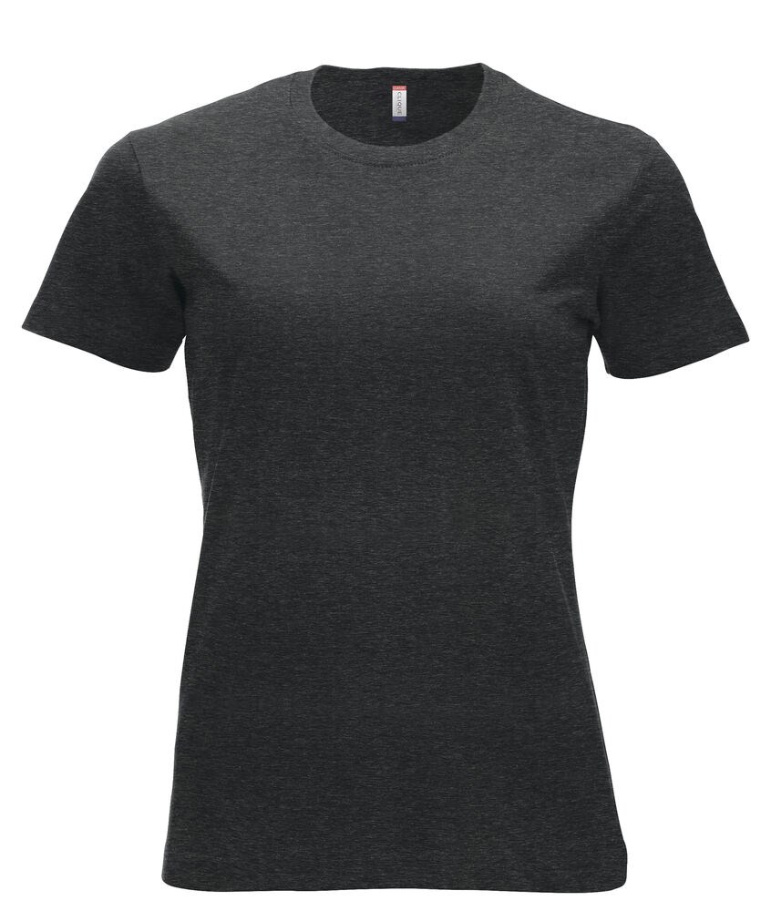 Clique - New Classic-T Women Antraciet Melange XXL