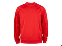 Clique - Basic Active Roundneck Rood XXL