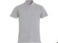 Clique - Basic Polo Grijs-Melange S