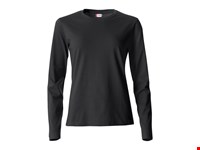 Clique - Basic-T L/S Women Zwart XXL