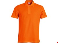 Clique - Basic Polo Diep Oranje S
