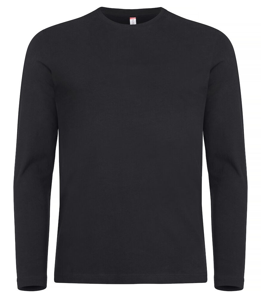 Clique - Premium Fashion-T L/S Zwart 3XL