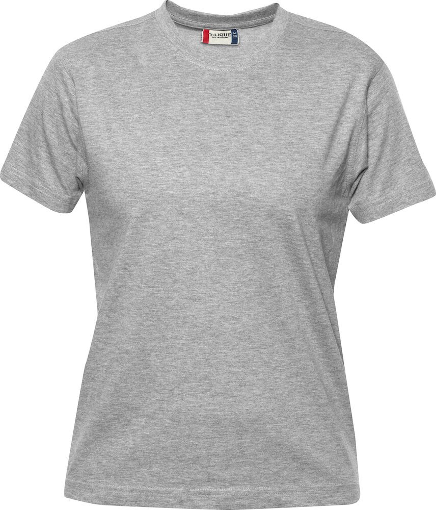 Clique - Premium-T Women Grijs-melange L