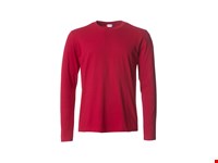 Clique - Basic-T L/S Rood M