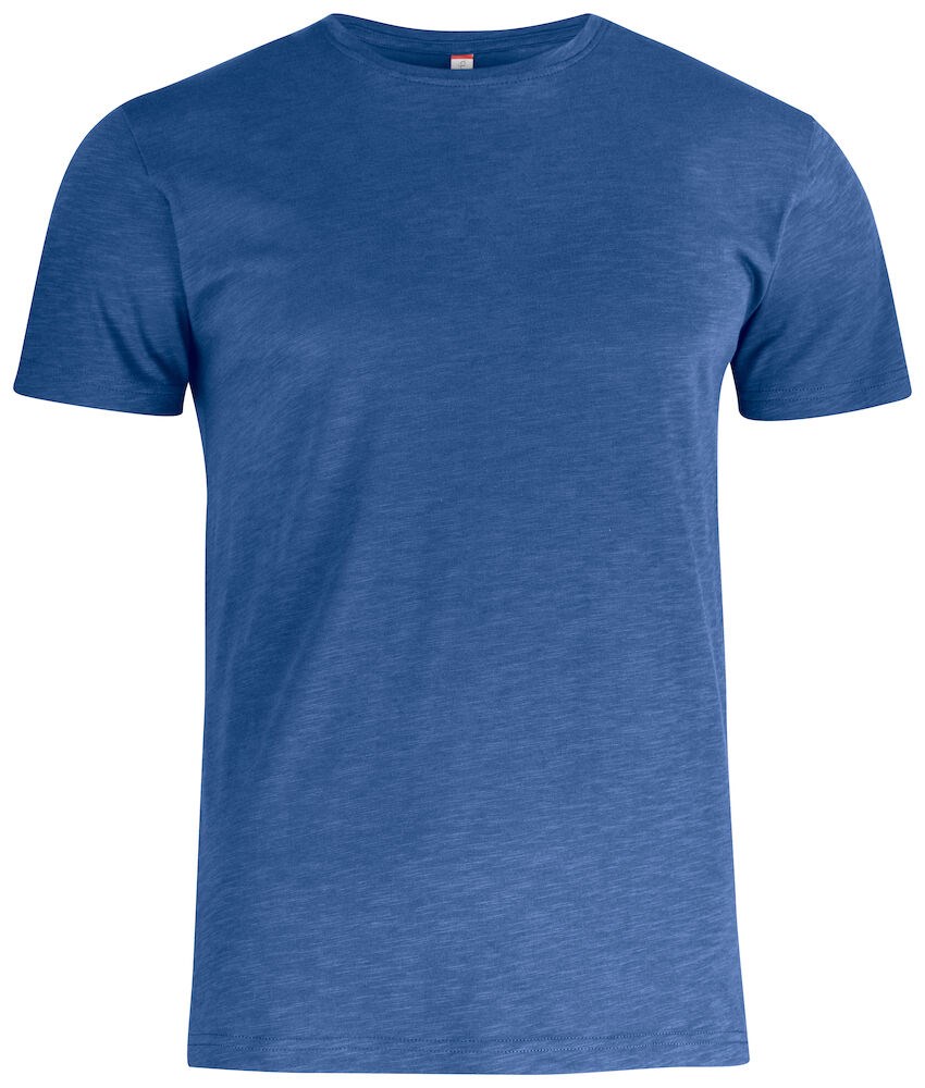 Clique - Slub-T Blauw-melange S