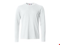 Clique - Basic-T L/S Wit XS
