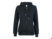 Clique - Premium OC Hoody Full Zip Women Zwart XXL