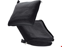 2 in1 fleece deken/ kussen 