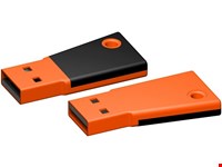 USB stick Flag 2.0 oranje-zwart 4GB