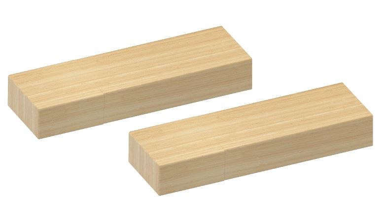 USB stick Tock 2.0 hout bamboe 8GB
