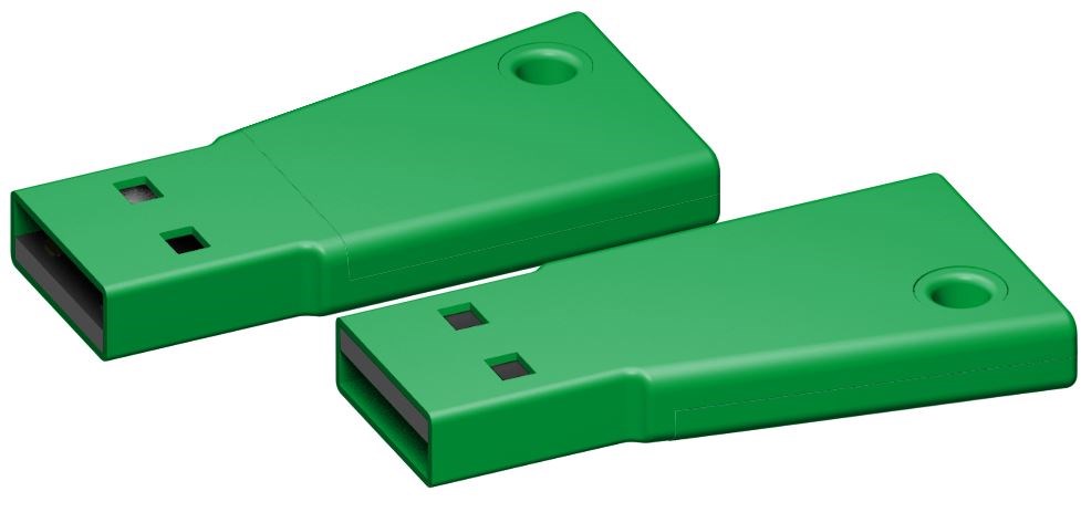 USB stick Flag 2.0 groen 1GB