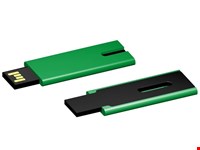 USB stick Skim 2.0 groen-zwart 512MB