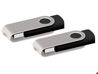 USB stick Twister 2.0 zwart 64Gb