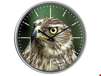 Wandklok kunststof met logo 42cm