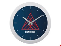 Wandklok kunststof met logo 28cm