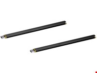 USB stick Armband rubber 2.0 zwart-goud 512MB