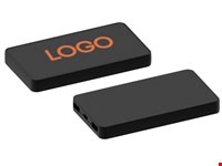 Powerbank Wave led oranje 4000 mAh