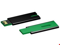 USB stick Skim 2.0 zwart-groen 8GB