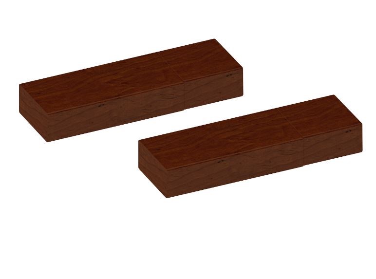 USB stick Tock 2.0 hout walnoot 1GB