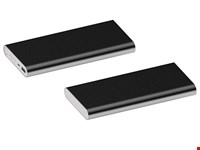 Powerbank Lot aluminium  zwart 24000 mAh