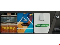 USB stick Credit Card 2.0 wit 1GB