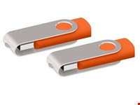 USB stick Twister 2.0 oranje 512Mb