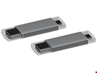 USB stick Microtech OTG 2.0 met micro USB zilver 4GB