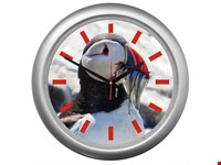 Wandklok kunststof met logo 38cm
